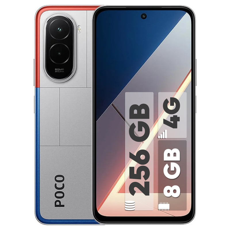 گوشی موبایل شیائومی مدل Poco M7 4G با ظرفیت 256 گیگابایت و رم 8 گیگابایت